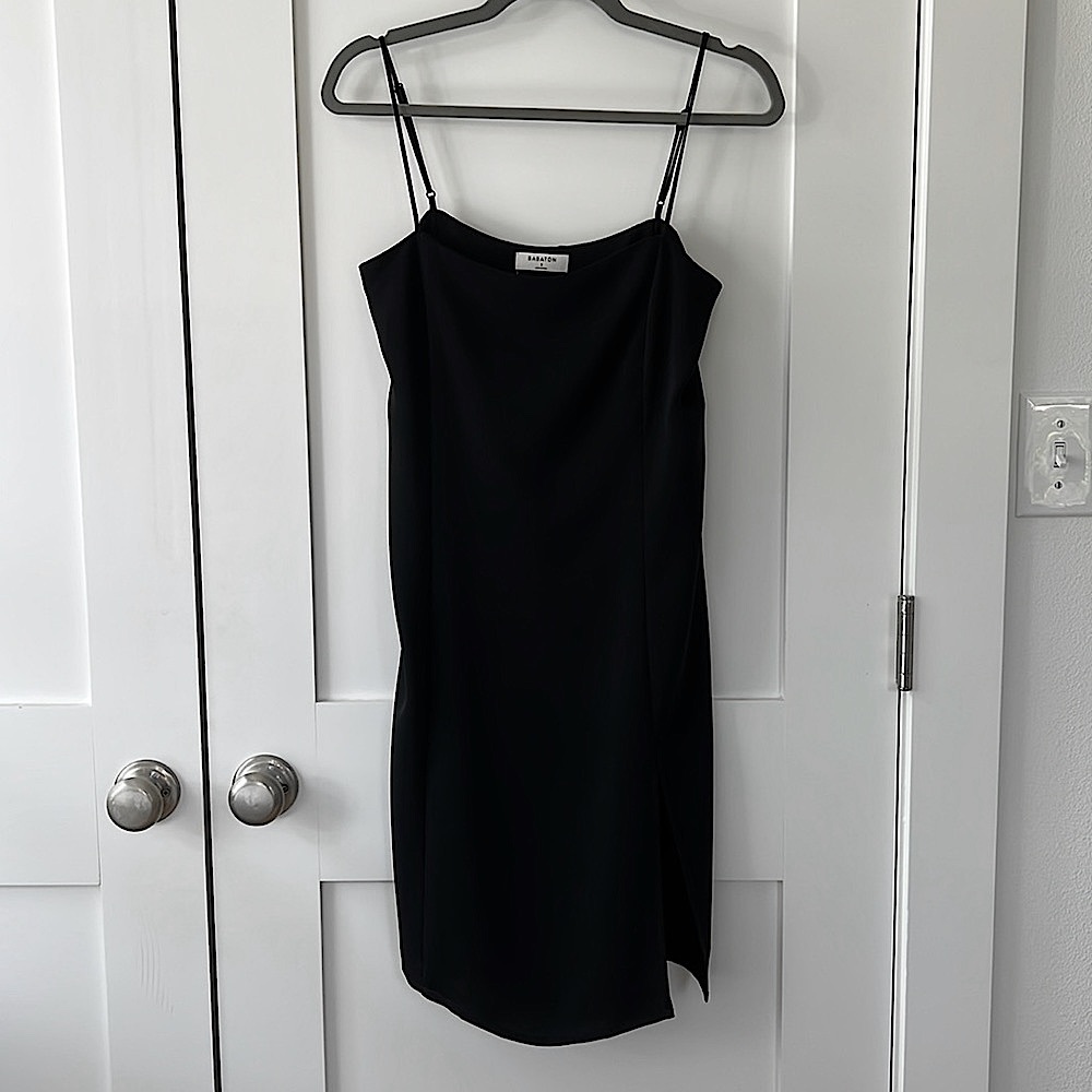 Aritzia Babaton Black Mini Dress